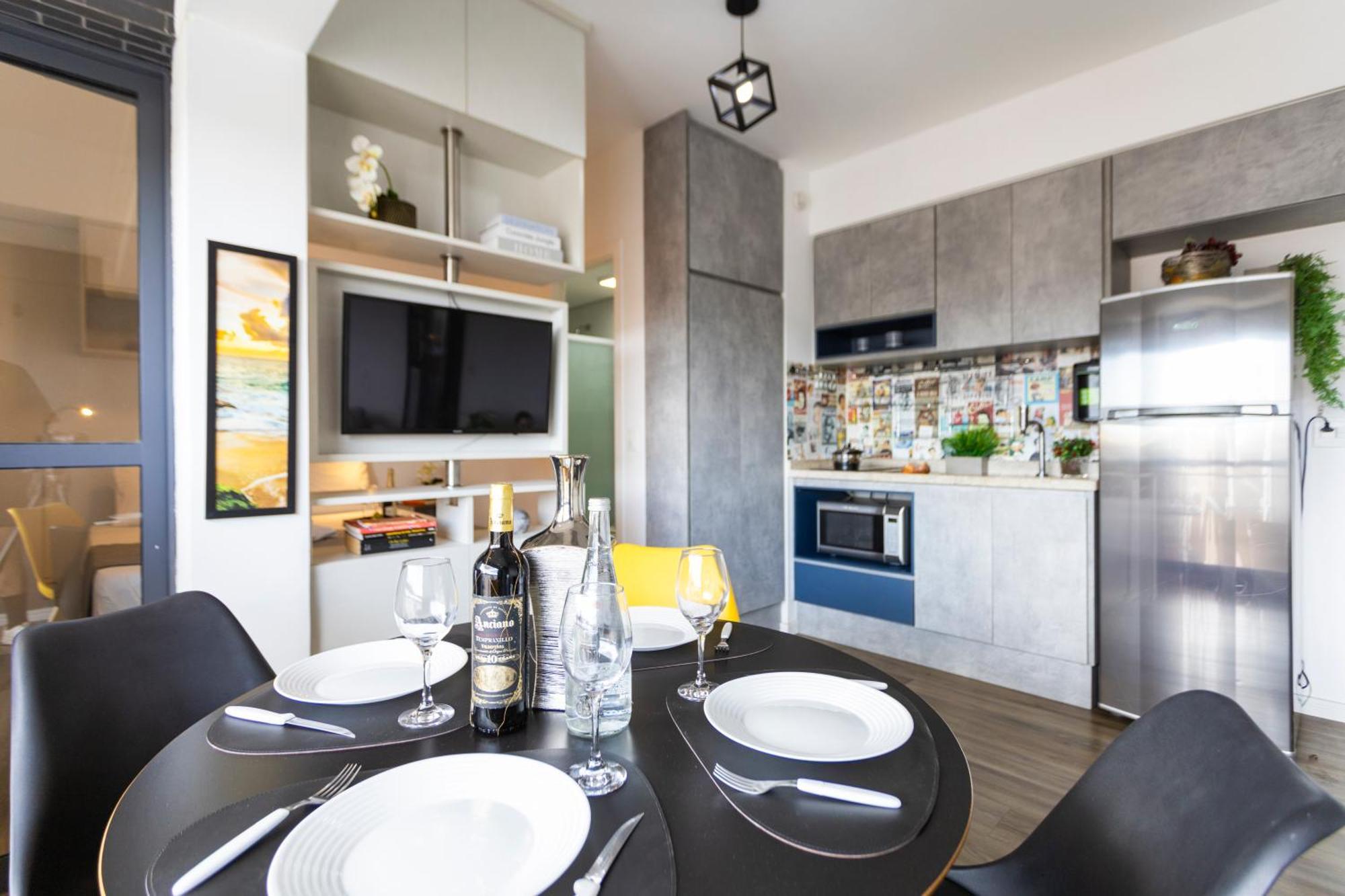 Apartamento Estúdio Lindo, Aconchegante, Na Bela Vista *