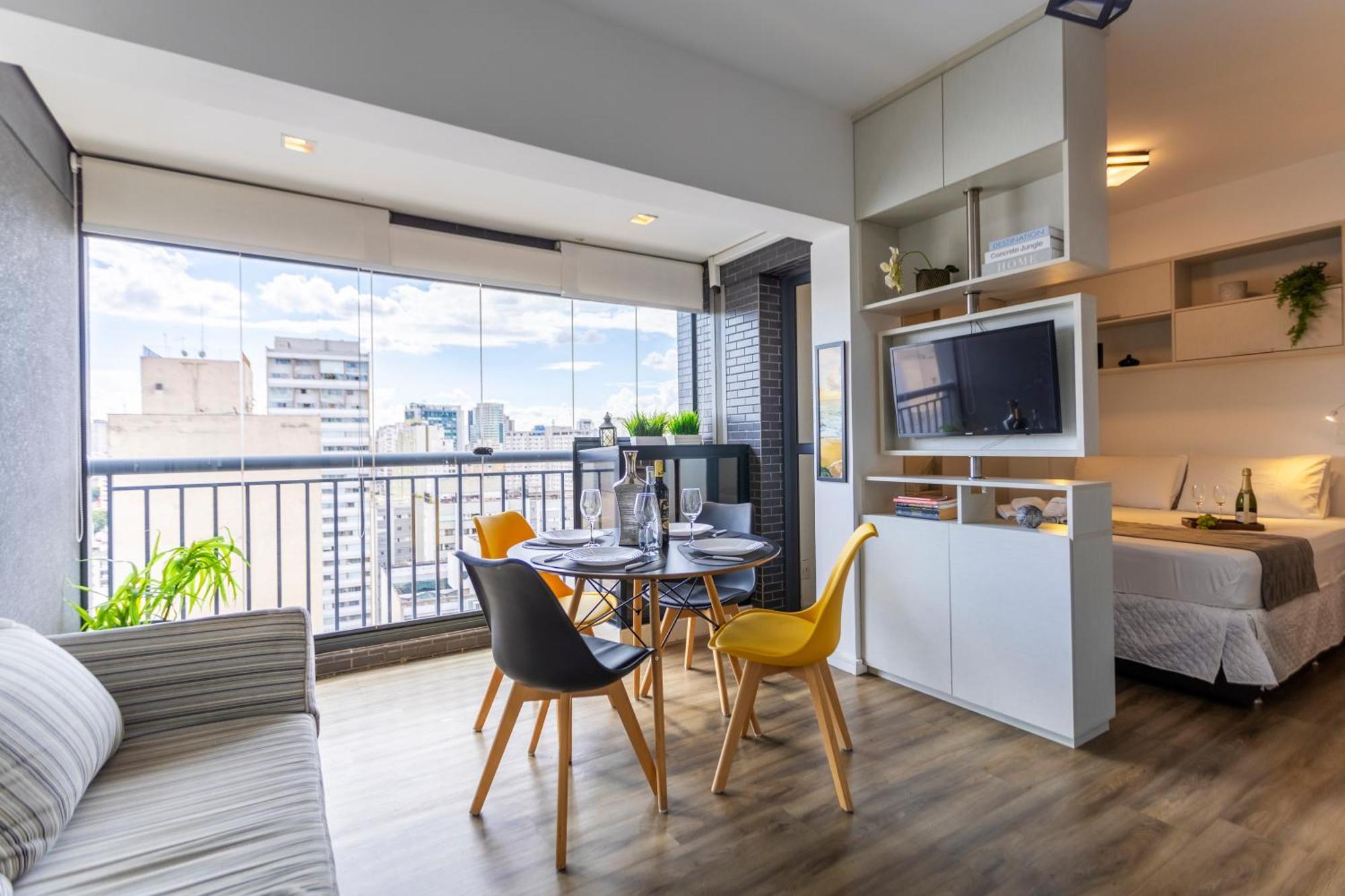 Apartamento Estúdio Lindo, Aconchegante, Na Bela Vista
